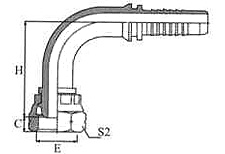 90º BSP Female Multiseal